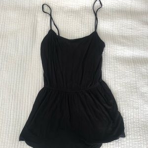 H&M Black Beach Cover up Romper